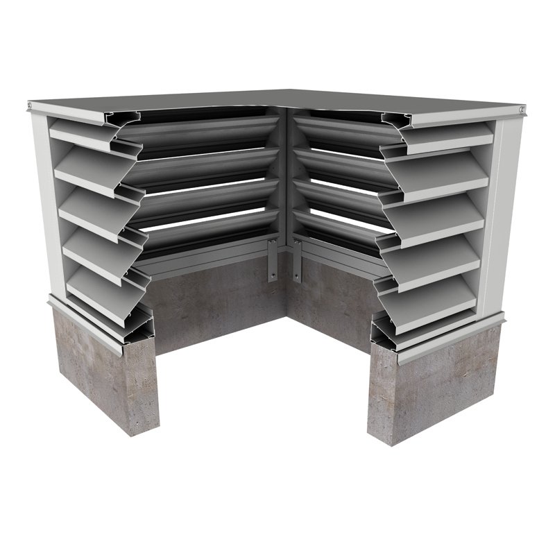 Penthouse Louver - Bruno Contracting